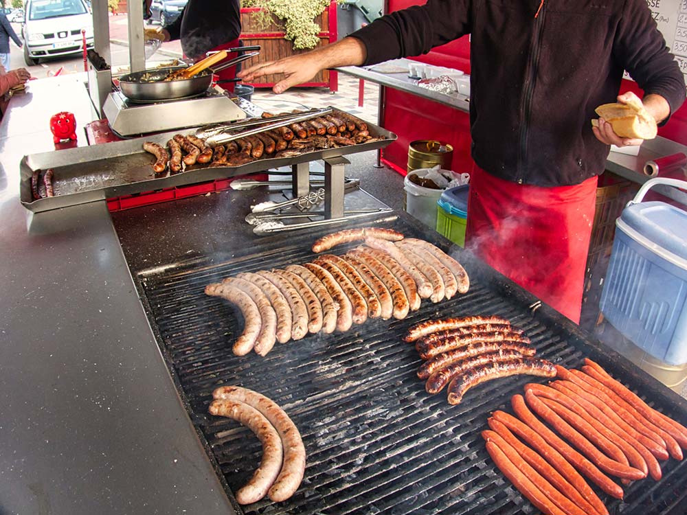 Grilling Brats